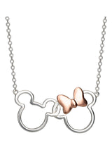 Next Peers Hardy Disney Minnie and Mickey Silver Plated Necklace- Buy online at McGrocer