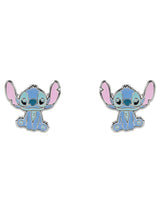 Next Peers Hardy Disney Lilo and Stitch Silver/Blue Stud Earrings- Buy online at McGrocer