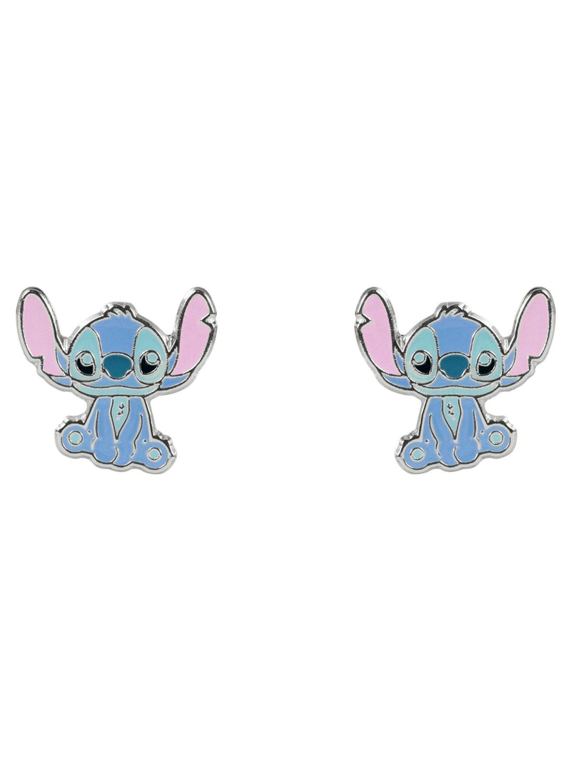 Peers Hardy Lilo Stitch Silver/Blue stud earrings, imported from the UK