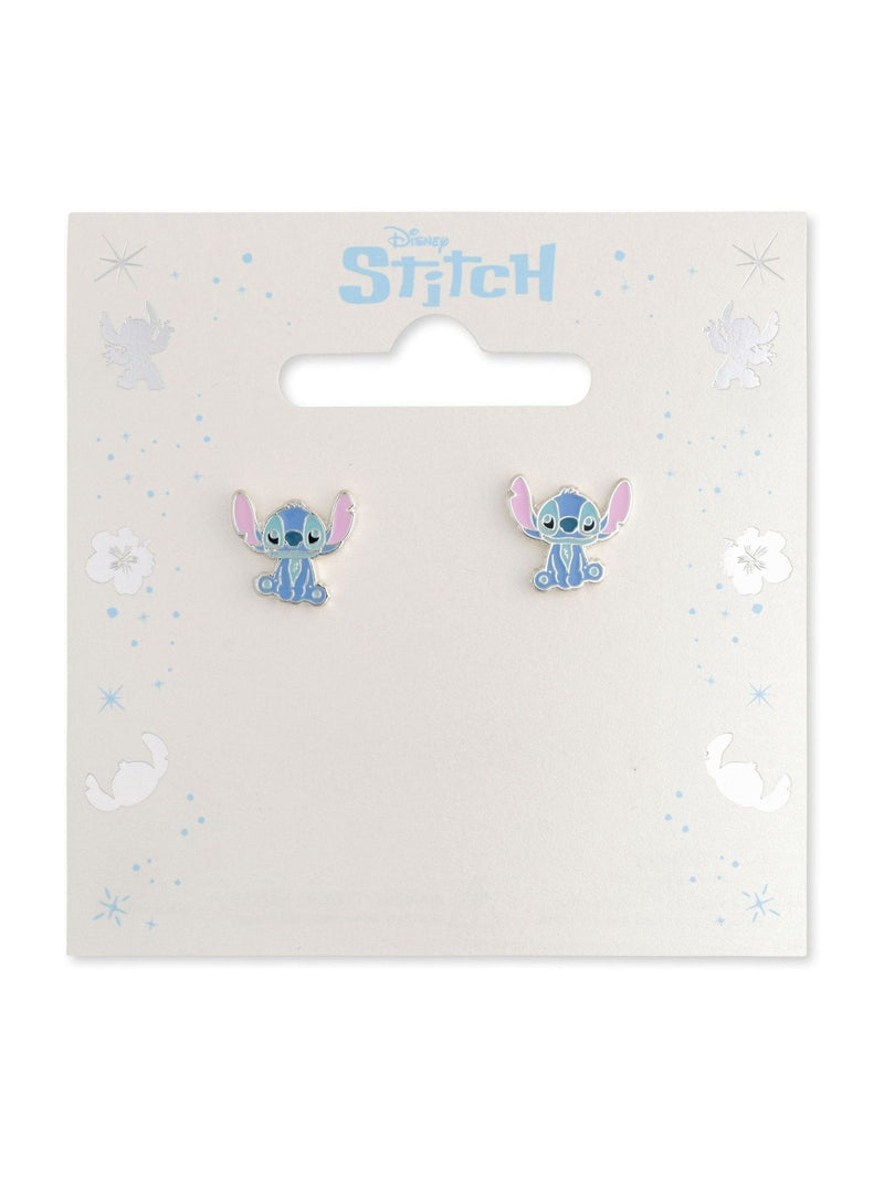 Peers Hardy Lilo Stitch Silver/Blue stud earrings, imported from the UK