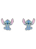 Peers Hardy Lilo Stitch Silver/Blue stud earrings, imported from the UK