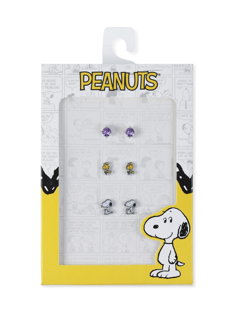 Peers Hardy Snoopy Trio earring set, imported from the UK