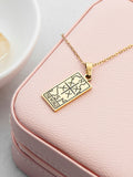 Treat Republic personalised tarot necklace, imported from the UK
