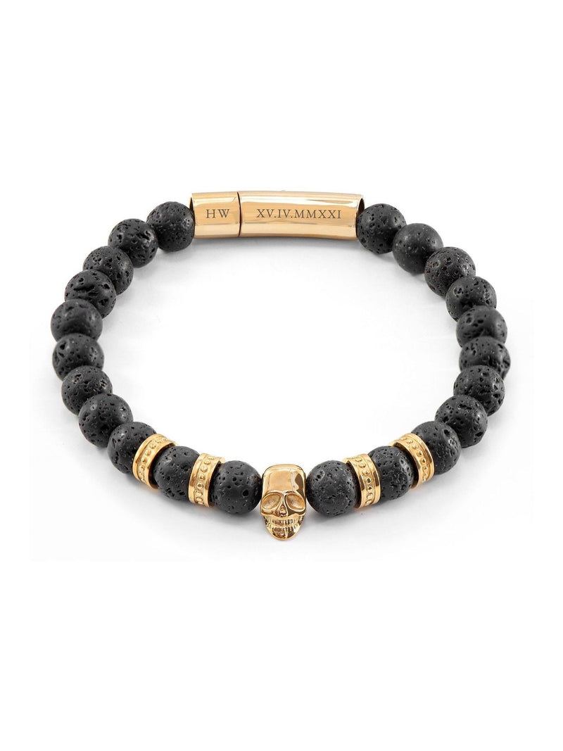 Treat Republic skull beaded bracelet 22.5cm length, imported from the UK