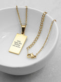 Treat Republic moon tarot card necklace, imported from the UK