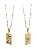Treat Republic moon tarot card necklace, imported from the UK