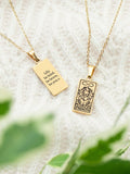 Treat Republic Strength Tarot Necklace, imported from the UK
