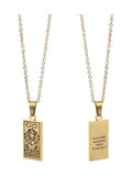 Treat Republic Strength Tarot Necklace, imported from the UK