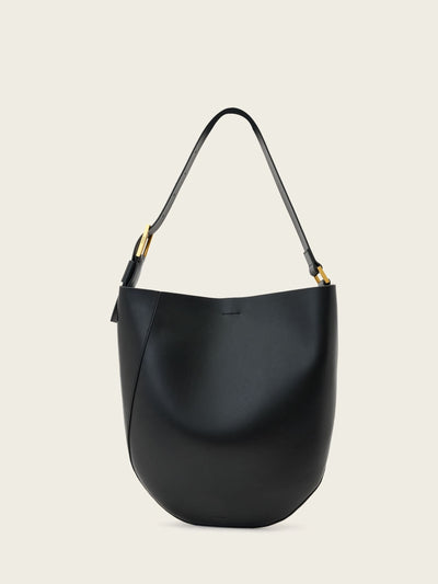 Next AllSaints Black Luna Hobo Shoulder Bag- Buy online at McGrocer