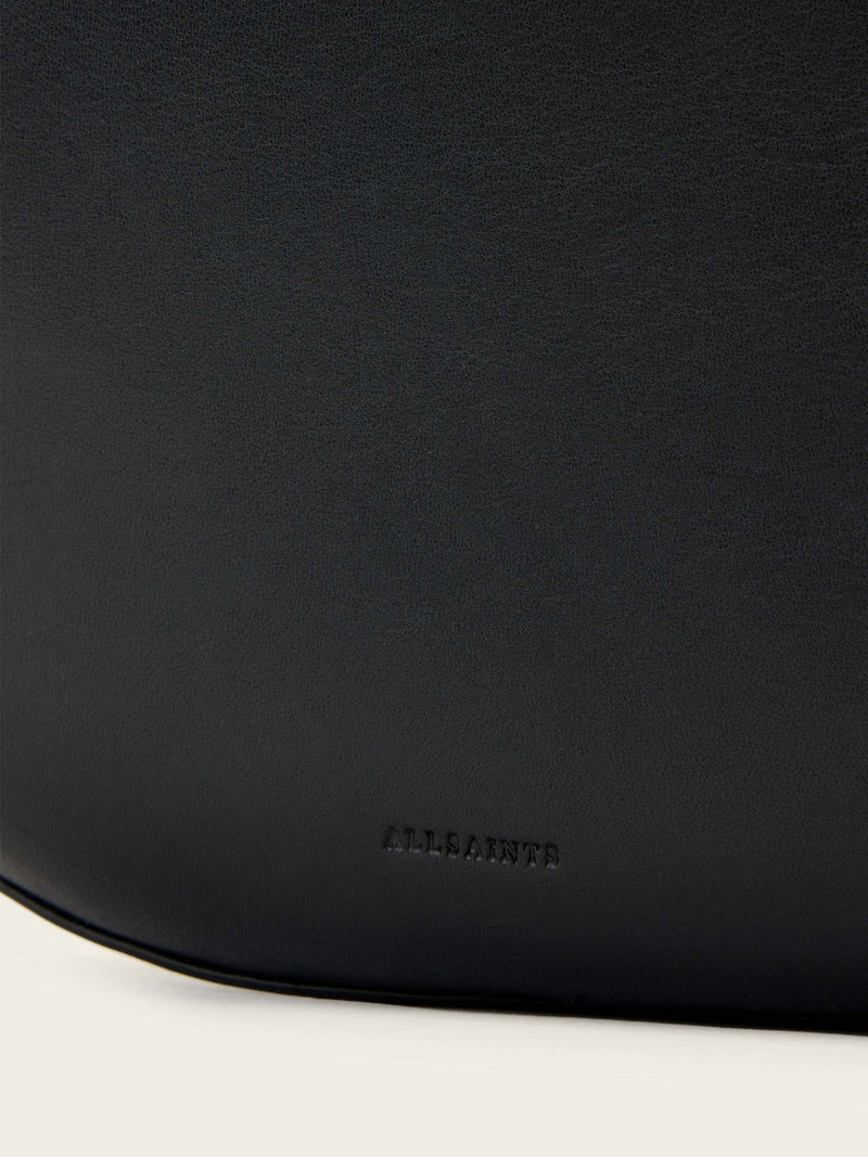 AllSaints Black Luna hobo bag (British brand)