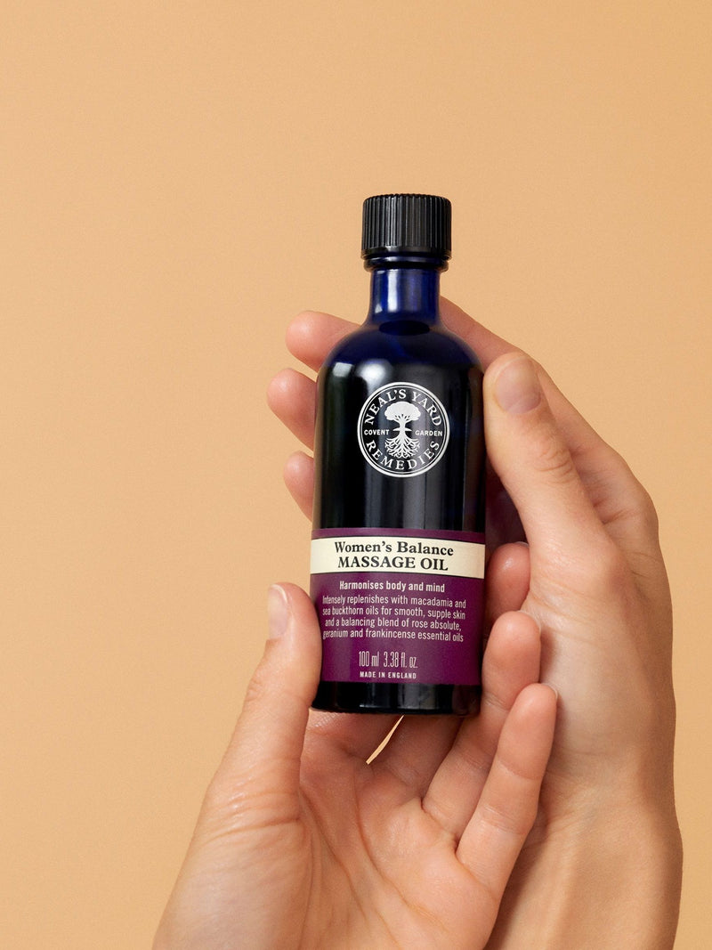 Neals Yard Remedies Women's Balance Massage Oil 100ml, imported from the UK