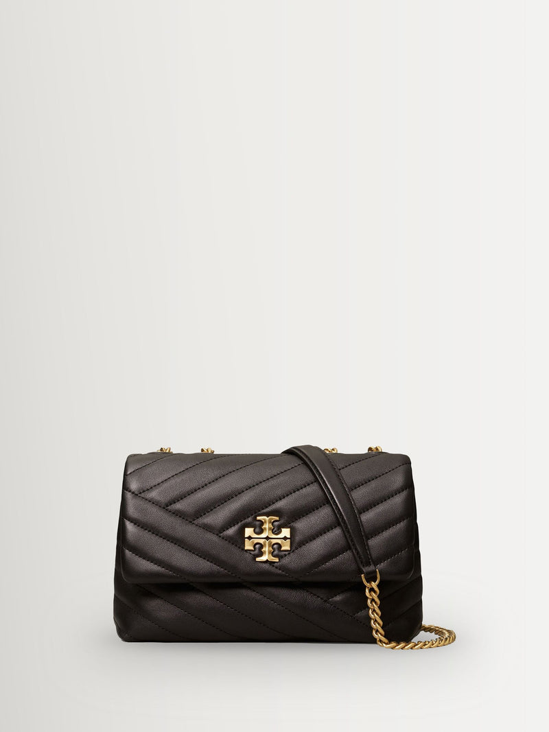 Tory Burch black small Kira chevron shoulder bag (British brand)