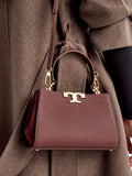 Tory Burch Red Eleanor Mini Satchel handbag, imported from the UK