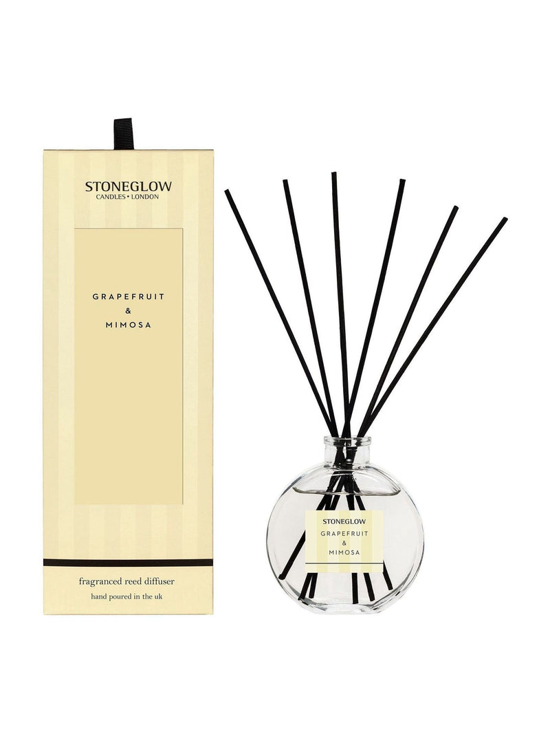 Stoneglow Grapefruit & Mimosa reed diffuser 120ml (British brand)