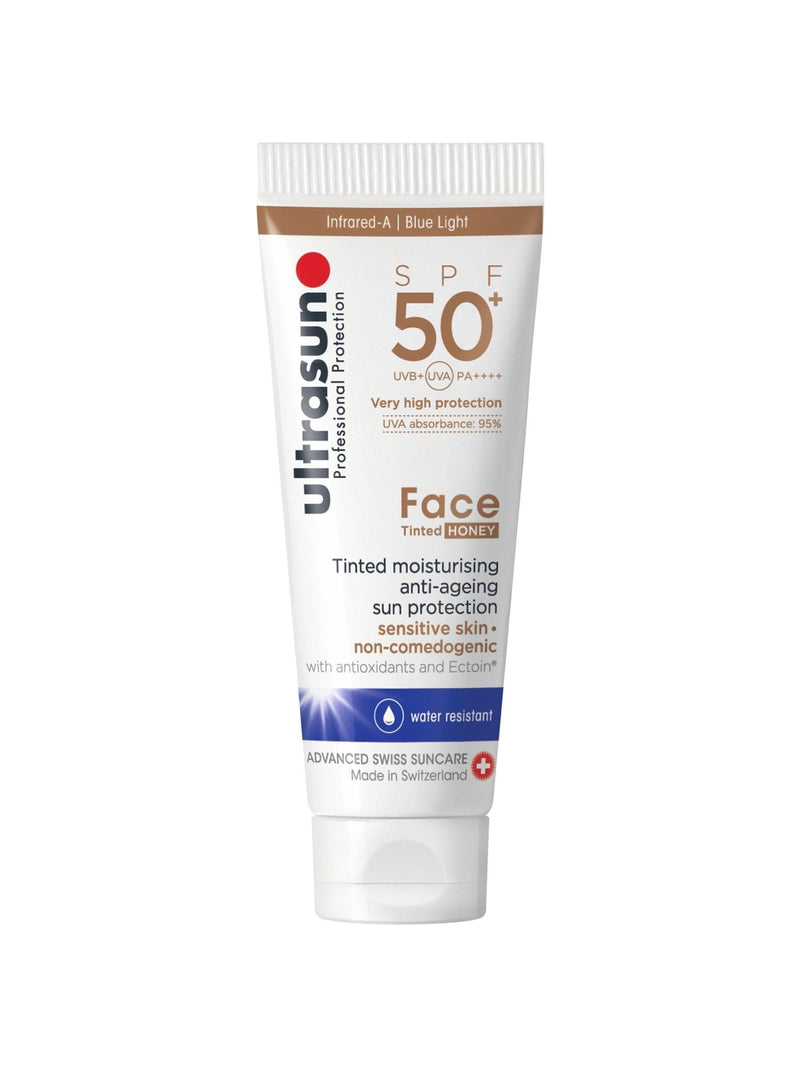Ultrasun SPF 50+ tinted face cream 25ml (British brand)