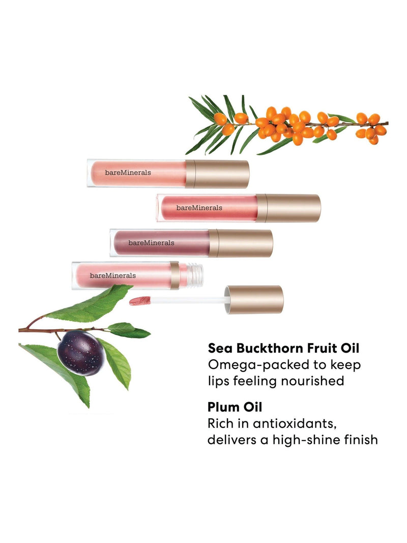 Vegan Sheer Lip Gloss Balm with Fruit Oils