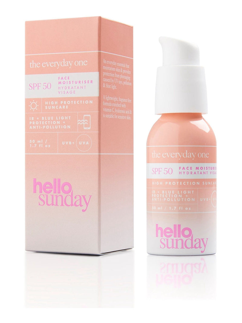 Hello Sunday The Everyday One face moisturiser SPF50 - British product