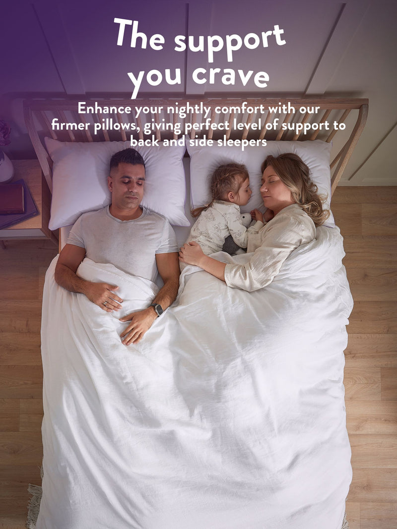 Slumberdown Firm Side Sleeper pillows 2 Pack (British brand)