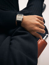 Next Black Square Dial Croc Effect Strap Men's Watch- Buy online at McGrocer