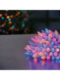 Premier Decorations rainbow pine cone LED string lights 150, imported from the UK