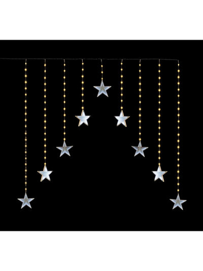 Next Premier Decorations Ltd Warm White Infinity Stars V Curtain Lights 1.2m x 1.2m- Buy online at McGrocer