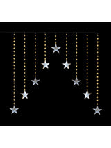 Next Premier Decorations Ltd Warm White Infinity Stars V Curtain Lights 1.2m x 1.2m- Buy online at McGrocer