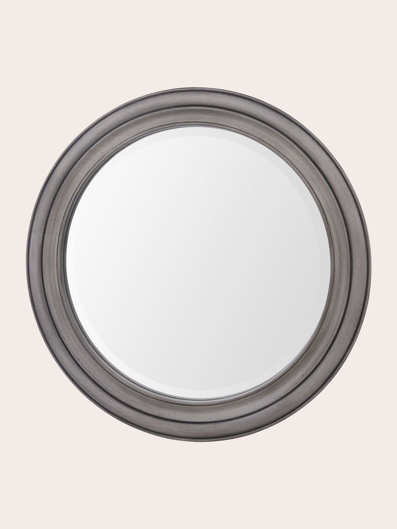Laura Ashley grey Tate wooden mirror 60cm (British brand)
