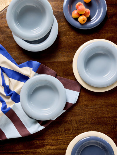Next MADE.COM Set of 4 Blue Quell Pasta Bowls- Buy online at McGrocer