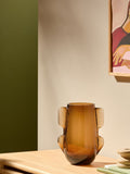MADE.COM Brown Mira Glass Vase, imported from the UK