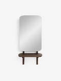 MADE.COM Wood Maggie Mirror with shelf - British brand