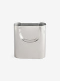 MADE.COM Chrome Juro stainless steel vase, imported from the UK