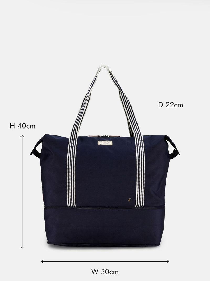 Joules Coast Navy Packaway Duffle Bag, UK version