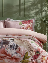 Next Paoletti Blush Geisha 100% Cotton Sateen Duvet Cover Set- Buy online at McGrocer