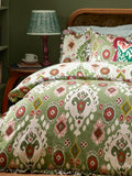 Paoletti Cedar Green duvet cover set, imported from the UK