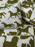 Herve Wild Horse reversible duvet cover set - British product