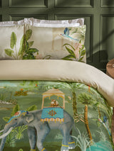 Next Paoletti Jungle Odisha Cotton Sateen Duvet Cover Set- Buy online at McGrocer