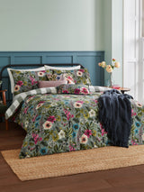 Wylder Petrol Hidcote Manor Floral Duvet Cover Set