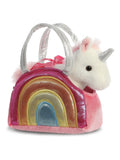 Aurora World Fancy Pals rainbow unicorn plush 8in, imported from the UK