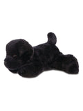 Aurora World Mini Flopsies black Labrador soft toy 8 inch (British brand)