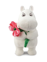 Next Aurora World Moomin Standing with Pink Flower Plush Soft Toy 6.5 Inch- Buy online at McGrocer