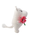 Aurora World Moomin plush toy with pink flower 6.5in, UK version