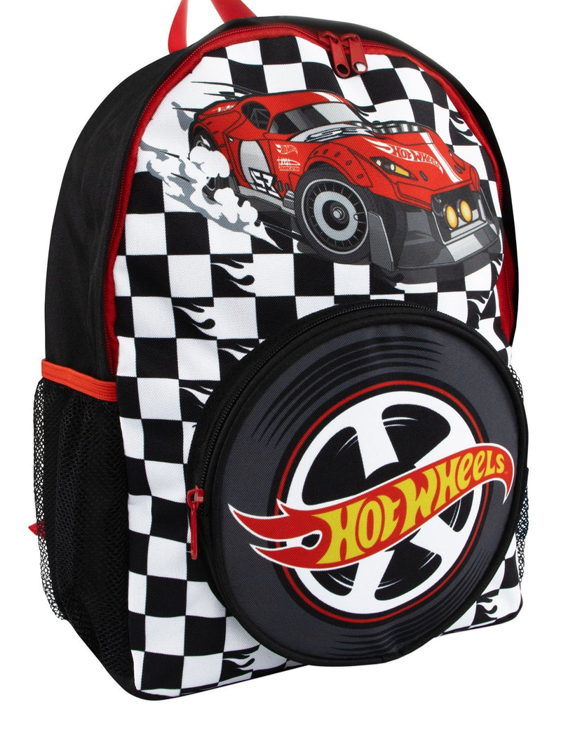Hot Wheels backpack with wheel pocket, imported from the UK