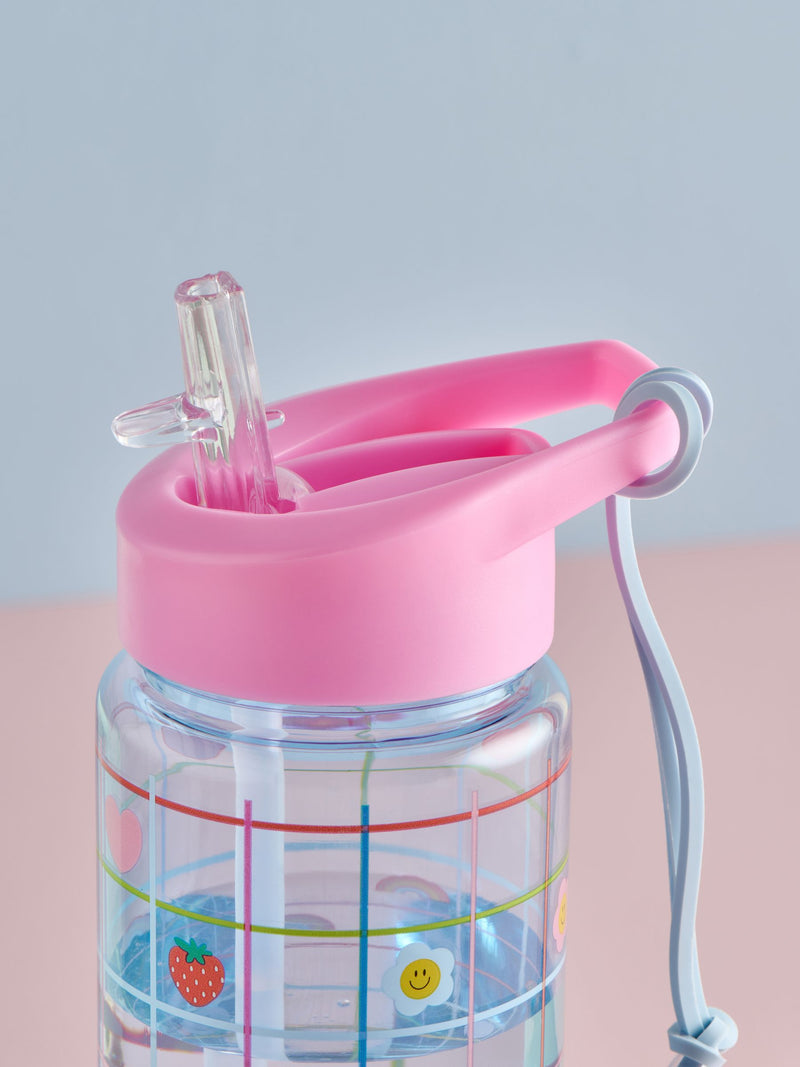 Blue Flower Power water bottle 700ml - British product