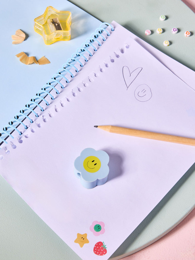 Flower Power bracelet making stationery set with sketch pad, UK version