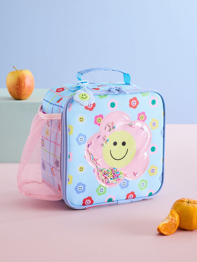Next Blue/Pink Flower Power Lunch Bag- Buy online at McGrocer