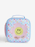 Blaue/Rosa Blumen-Power-Lunchtasche - Britisches Produkt