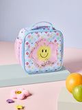 Blaue/Rosa Blumen-Power-Lunchtasche - Britisches Produkt