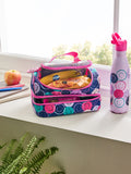Pink Smiley Faces lunch bag 25x15.5x14cm, imported from the UK