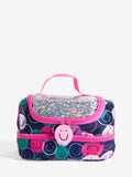 Pink Smiley Faces lunch bag 25x15.5x14cm, imported from the UK