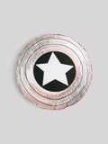 Marvel white cotton circular cushion 40cm - British product
